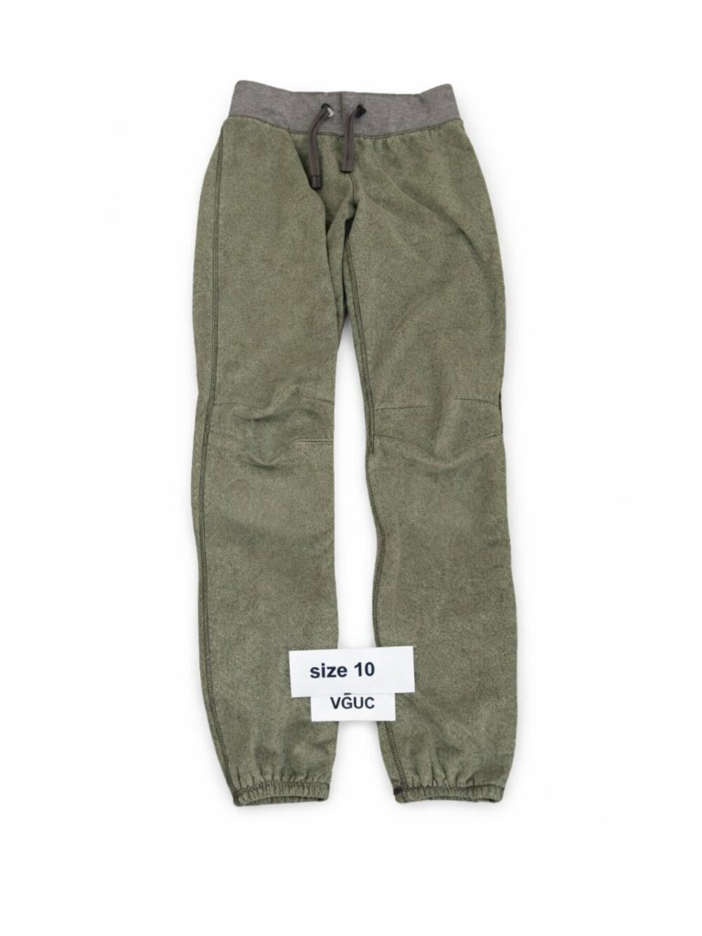Ivivva Girl by Lululemon 🍋Huddle and Cuddle grey pant fuzzy fleece  size 10